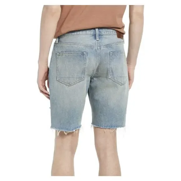AllSaints Switch Ripped Damaged Cutoff Denim Shorts Size 30